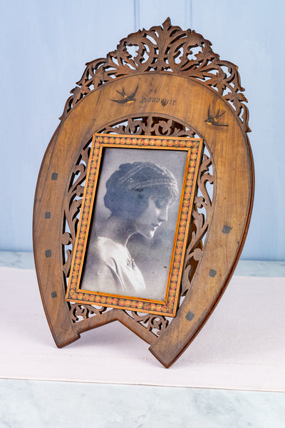 Antique French Souvenir Frame