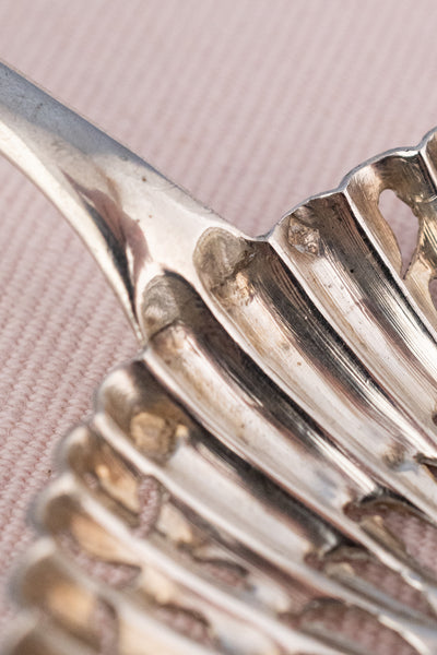 Antique French Sterling Sifting Spoon