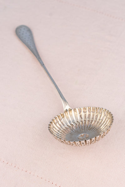Antique French Sterling Sifting Spoon