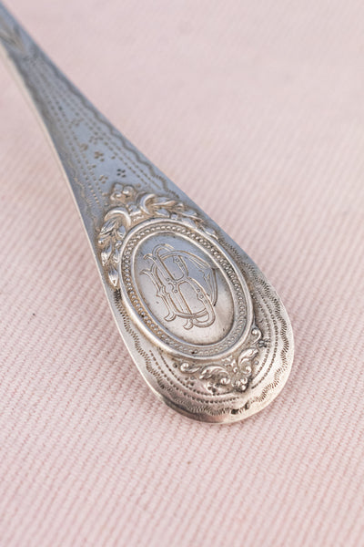 Antique French Sterling Sifting Spoon