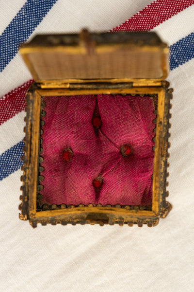 Antique Lourdes Jewelry Box