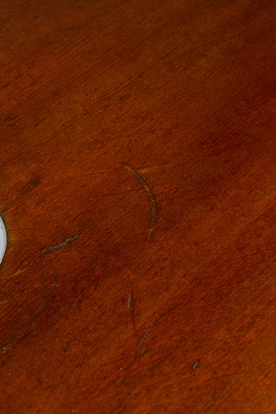 Antique Oak and Silverplate Gallery Tray