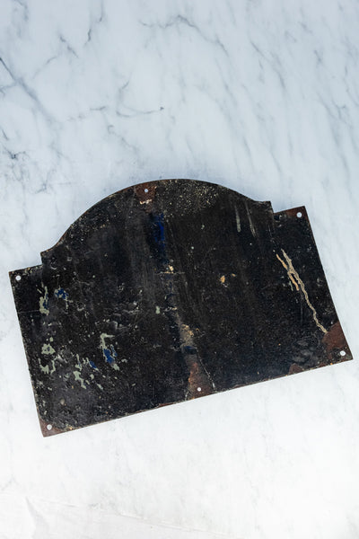 Antique Paris Arrondissement Street Sign