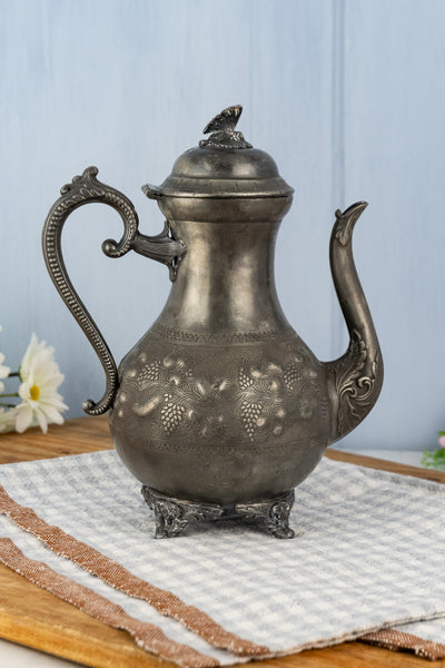 Antique English Pewter Coffeepot