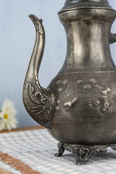 Antique English Pewter Coffeepot