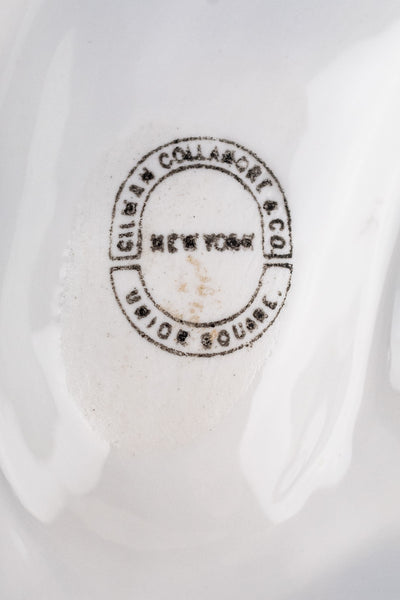 Antique Porcelain Oyster Plate