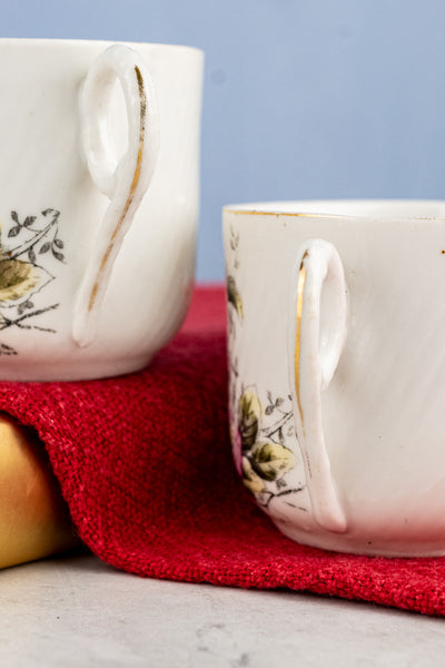 Antique Queen Victoria 1897 Diamond Jubilee Cup Pair