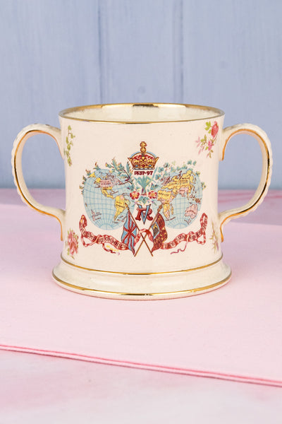 Antique Queen Victoria Diamond Jubilee Loving Cup