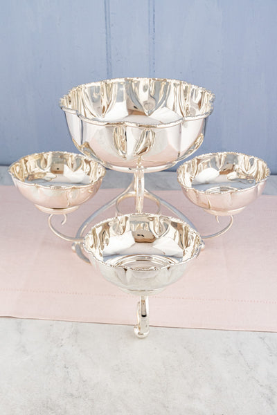 Antique Silverplate Centerpiece Epergne
