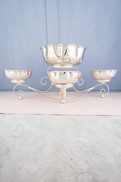 Antique Silverplate Centerpiece Epergne