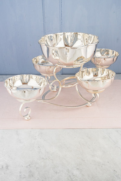 Antique Silverplate Centerpiece Epergne