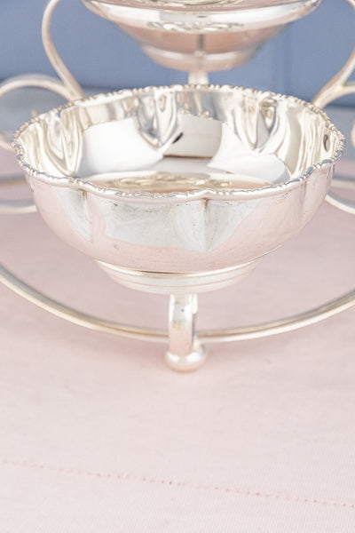 Antique Silverplate Centerpiece Epergne