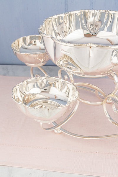 Antique Silverplate Centerpiece Epergne