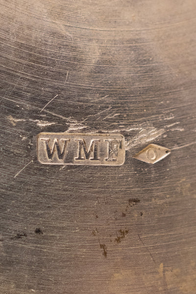 Antique Silverplate Grand Horn Vase