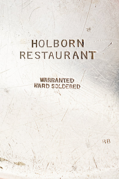 Antique Silverplate Holborn Restaurant London Charger