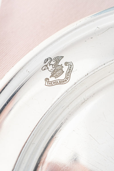 Antique Silverplate Holborn Restaurant London Charger