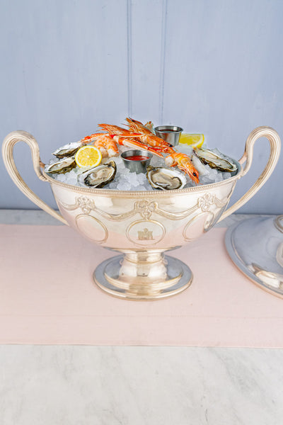Antique Victorian Silverplate Lidded Serving Tureen