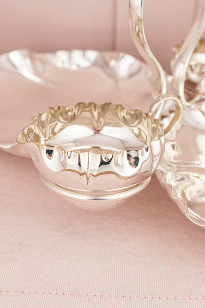 Antique English Silverplate Strawberry Stand