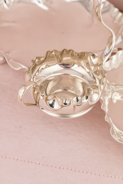 Antique English Silverplate Strawberry Stand