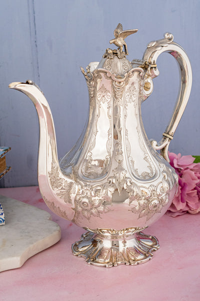 Antique Silverplate Tea & Coffee Service - 4 pieces