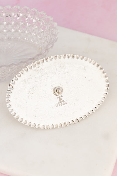 Antique Silverplate & Cut Glass Dish