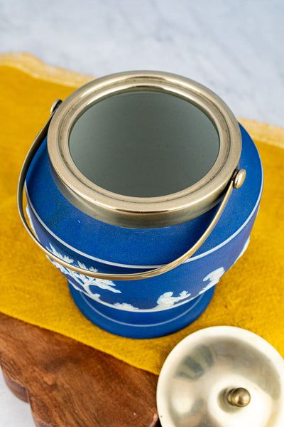 Antique Wedgwood Jasperware Biscuit Barrel