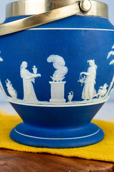 Antique Wedgwood Jasperware Biscuit Barrel