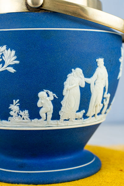 Antique Wedgwood Jasperware Biscuit Barrel