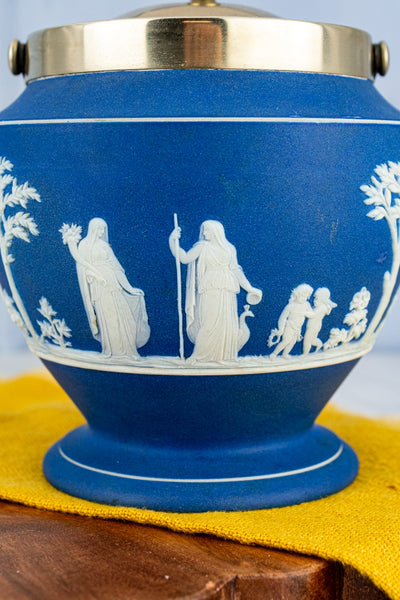 Antique Wedgwood Jasperware Biscuit Barrel