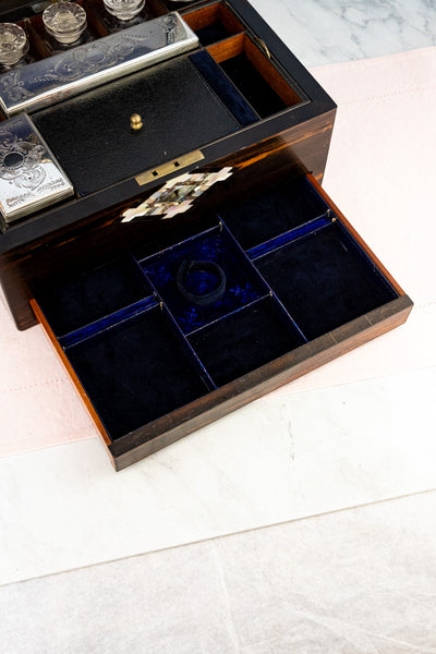 Victorian Rosewood Traveling Box