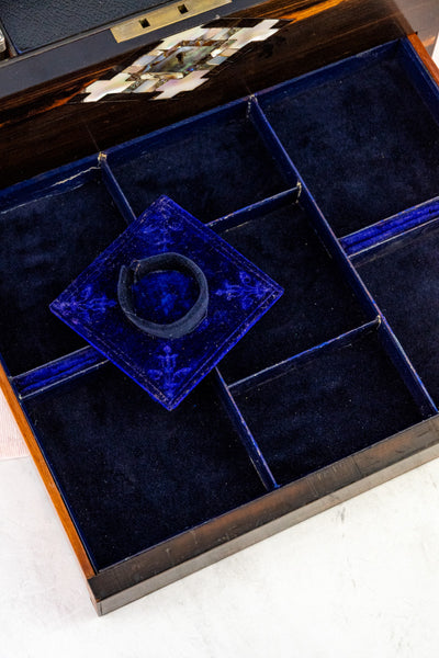 Victorian Rosewood Traveling Box