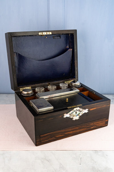 Victorian Rosewood Traveling Box