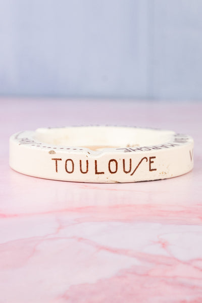 Antique Au Bon Marché Paris Department Store Ashtray