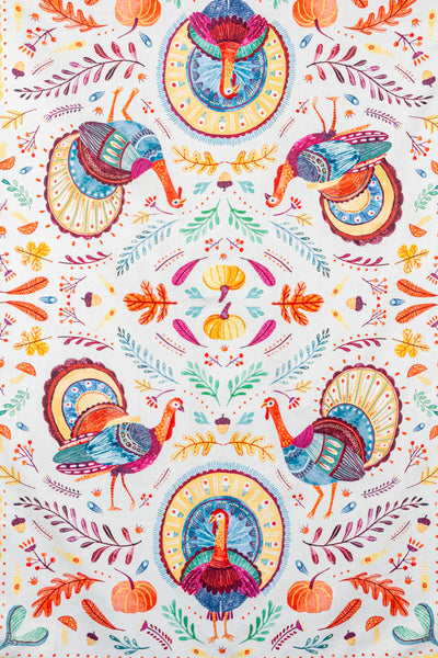 Autumn Bounty Turkey Towel
