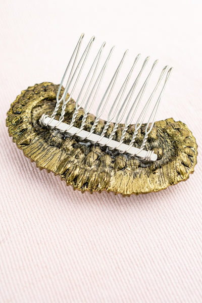 Beaded Pearl & Crystal Hair Comb