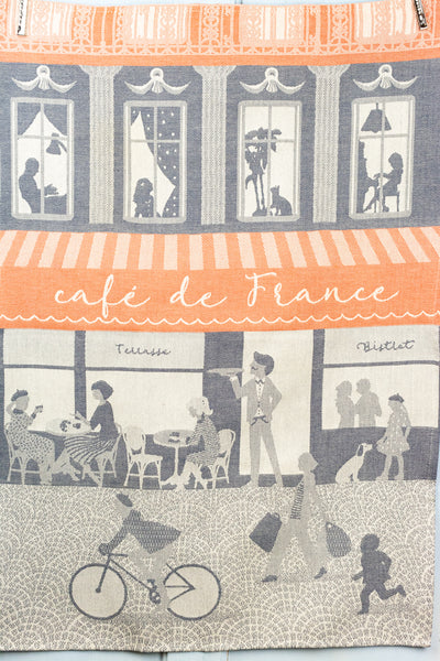Café de France Moutet Tea Towel