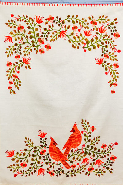 Cardinals Tea Towel