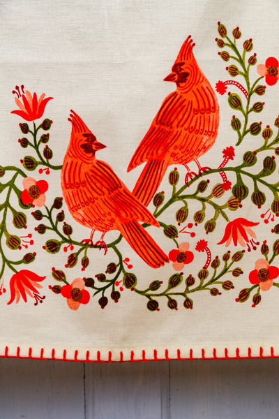 Cardinals Tea Towel