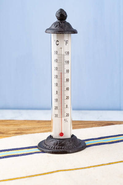 Cast Iron Garden Thermometer