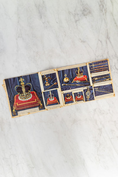 Vintage Queen Elizabeth II Coronation Scrapbook