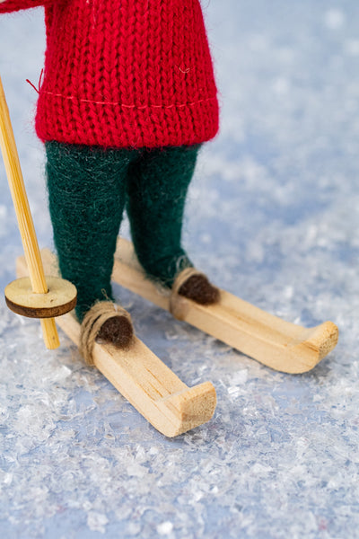 Downhill Dean Mouse Ornament