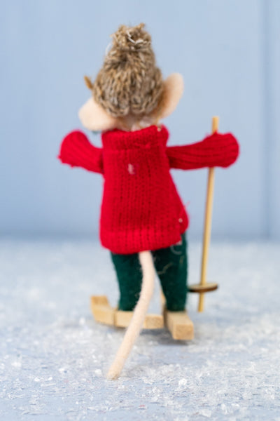 Downhill Dean Mouse Ornament