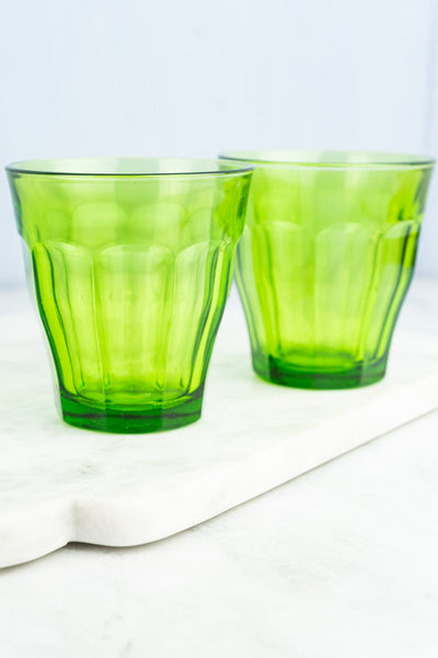 Duralex Green Glasses - Set of 2