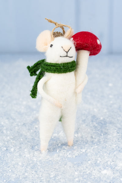 Mushroom Max Mouse Ornament