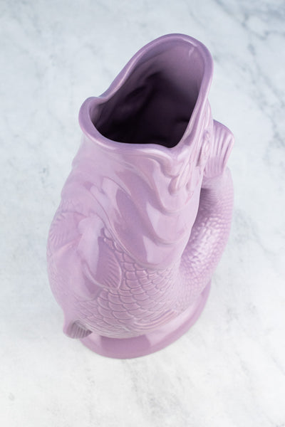 English Ceramic Fish Gluggle Jug
