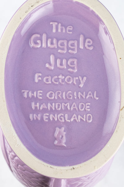 English Ceramic Fish Gluggle Jug