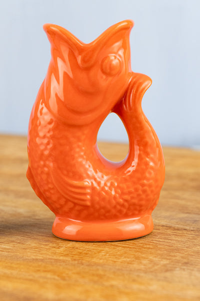 English Ceramic Fish Mini Gluggle Jug