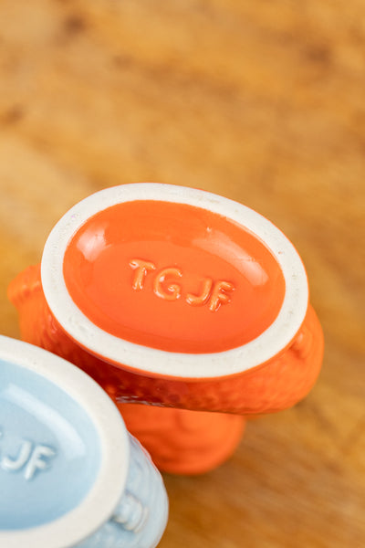 English Ceramic Fish Mini Gluggle Jug