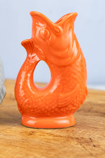 English Ceramic Fish Mini Gluggle Jug