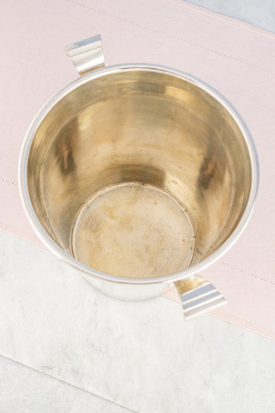 English Deco Silverplate Champagne Bucket